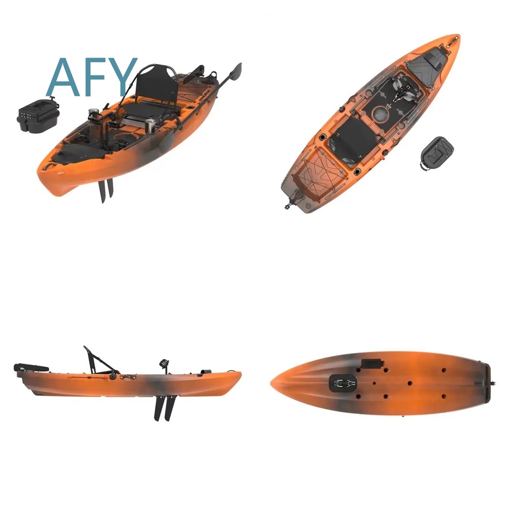 Fishing Kayak Sit In - 10피트 페달식 카약, 편안한 패들링 즐거움을