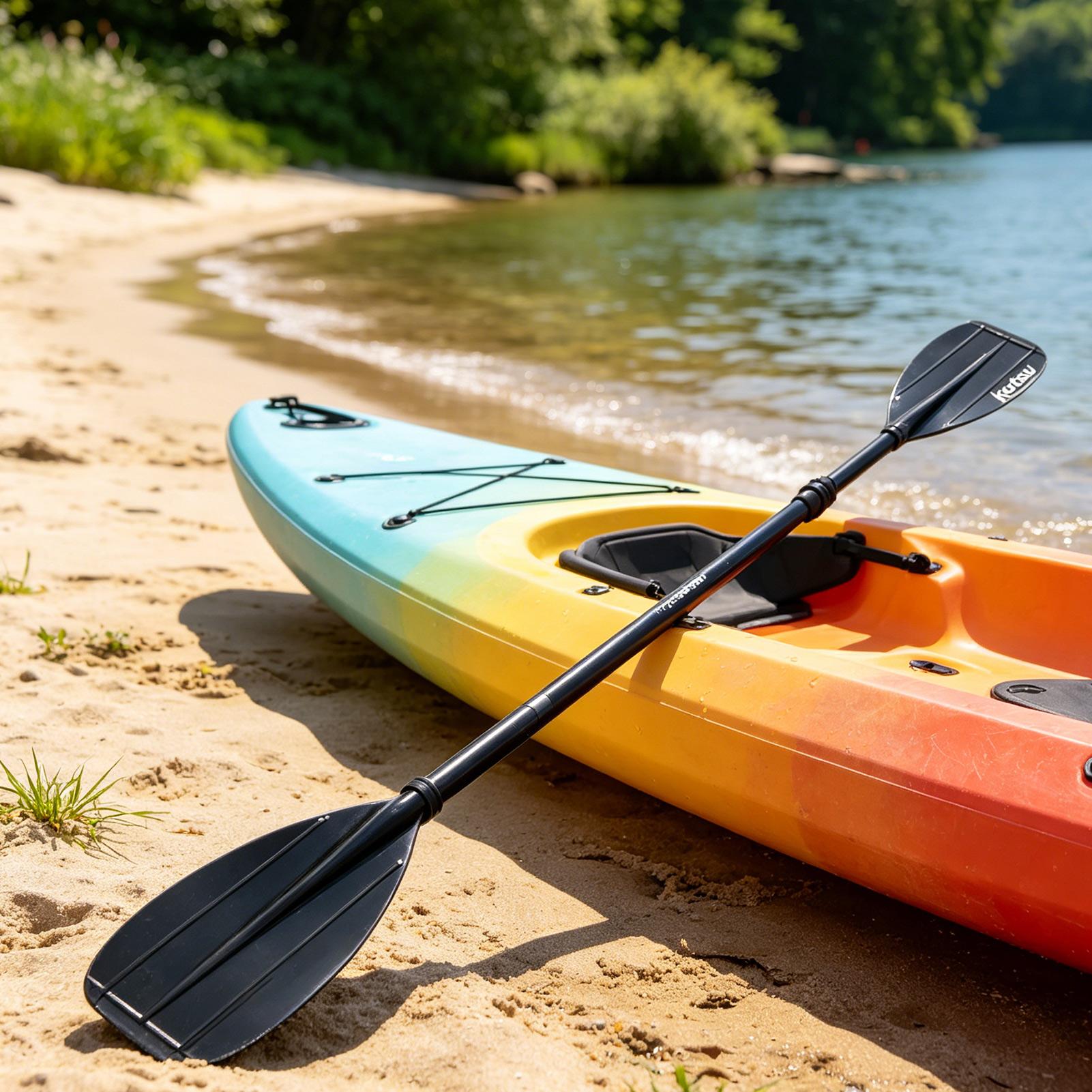 Fishing Kayak Paddle - 2단 카본 파이버 카약 패들, 낚시,